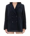 Apc A.p.c. Lucy Double-breasted Corduroy Blazer