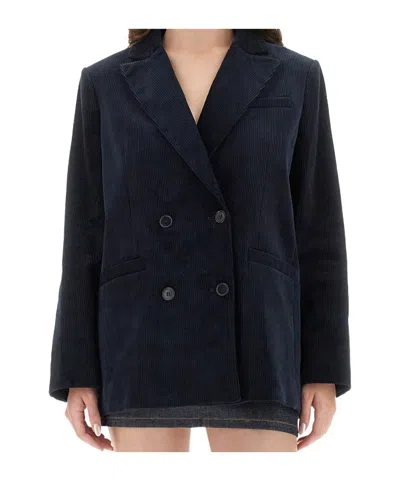 Apc A.p.c. Lucy Double-breasted Corduroy Blazer