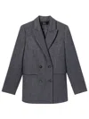 Apc A.p.c. Lucy Double Breasted Blazer