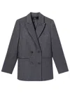 Apc A.p.c. Lucy Double Breasted Blazer