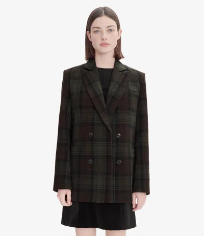 Apc Lucy Jacket 42 Dark Chestnut Brown