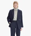 Apc Lucy Jacket 42 Dark Navy Blue In Dark Navy Blue