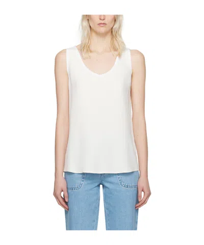 Apc A.p.c. Lucy Sleeveless Top In White