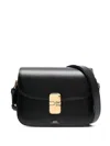 Apc A. P.c. Grace Leather Bag In Lzz Noir