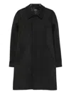 Apc Mac Auster Coat In Black