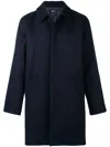 Apc Mac Auster Coat In Blue