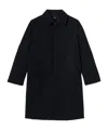 A.p.c. Mac Single-breasted Coat In Black