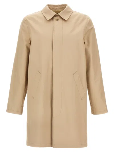 A.p.c. Mac Ville Coat In Beige