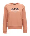 Apc A.p.c. Sweatshirt With Logo In Nude