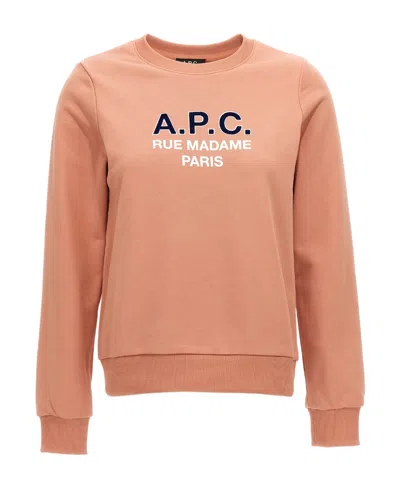 APC A.P.C. LOGO PRINTED CREWNECK SWEATSHIRT