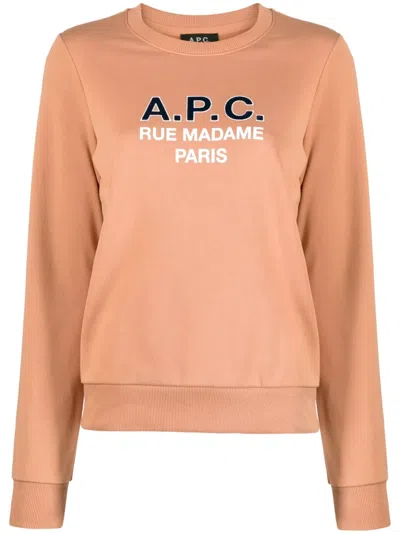 APC MADAME LOGO印花棉卫衣