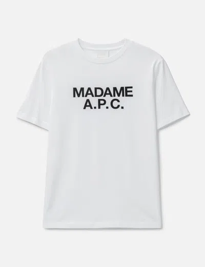 Apc Madame T-shirt In White
