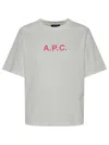 Apc A.p.c. Mae T-shirt In White Cotton