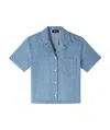 Shop Apc Maeva Denim Shirt In Blue