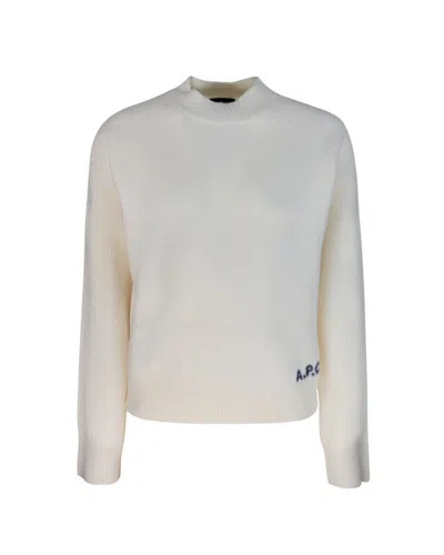 APC ESTHER ECRU SWEATER