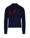 Apc Logo-embroidered Turtleneck Sweater In Multi
