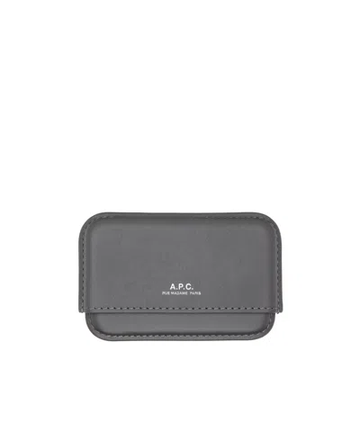 Apc Magna Carta Card Holder In Gray