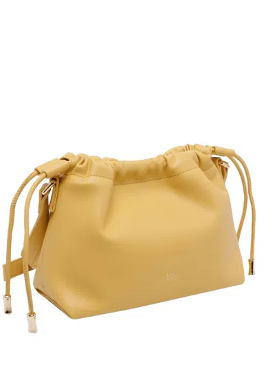 Apc Magnetic-fastening Cross Body Bag In Yellow