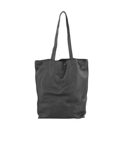 Apc A.p.c. Maiko Logo Stamp Shopping Bag In Black