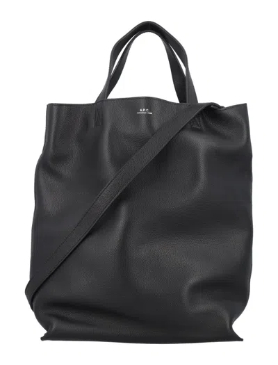 Apc A.p.c. Maiko Medium Shopper Tote In Black