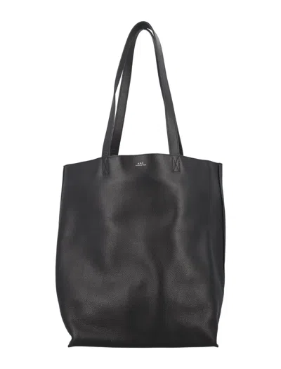 Apc A.p.c. Maiko Shopper Tote Bag In Black