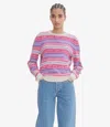 Apc Maisie Sweater Xs Pink In Pink
