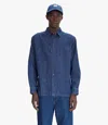 Apc A.p.c. Shirts In Ial - Stonewashed Indigo