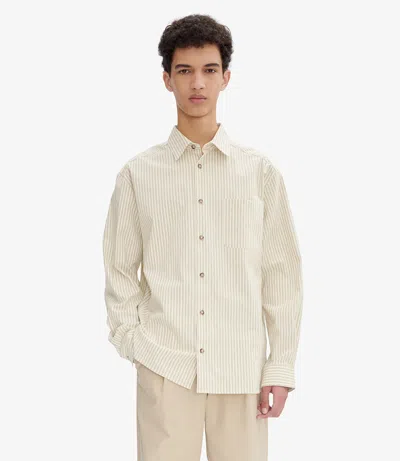 Apc Malo Overshirt Xl Baa In Baa - Beige
