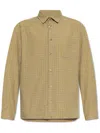 Apc A.p.c. Checked Pattern Long In 黄色