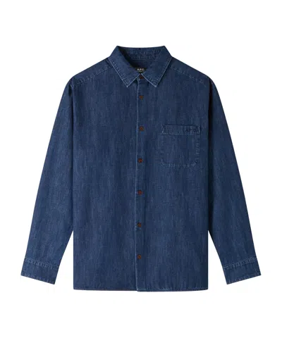 Apc Malo Shirt In Blue