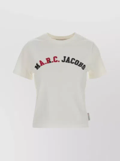 Apc Marc Jacobs Crew Neck Short Sleeve T-shirt In White