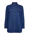 Apc X Anastasia Barbieri Mare Shirt In Indigo