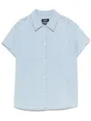 Apc Marina Natural Cotton Shirt In Blue