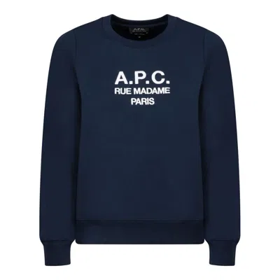 Apc A.p.c. Marine Cotton Sweater In Black