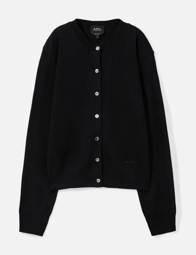 A.p.c. Marisa Cardigan In Black