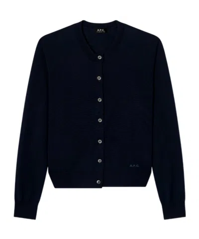 A.p.c. Marisa Cardigan In Navy Blue