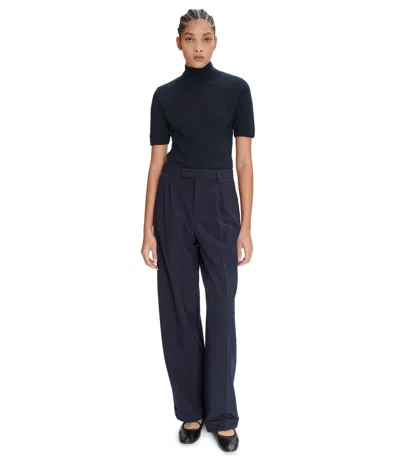 Apc Marissa Pants In Iak - Dark Navy Blue
