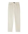 Apc A.p.c. Martin Button Detailed Straight Leg Jeans In White