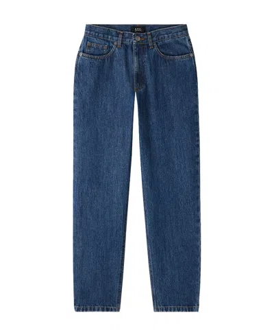 Apc Martin High-rise Jeans In Blue