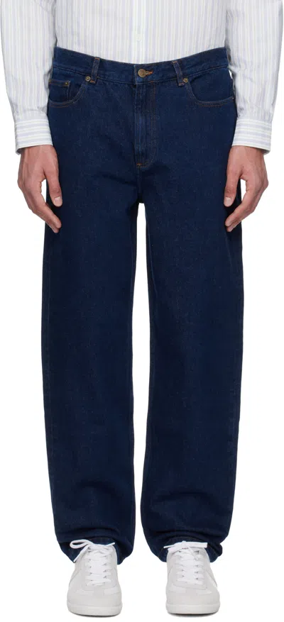 Apc Martin Jeans In Black