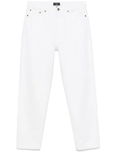 Apc Martin Jeans In White