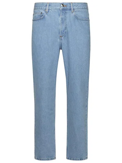 Apc Martin Light Blue Cotton Jeans