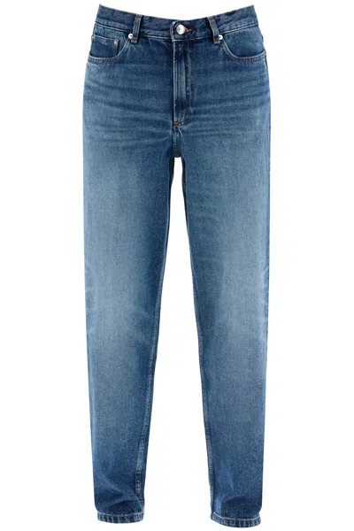 Apc Martin Straight Jeans In Blue