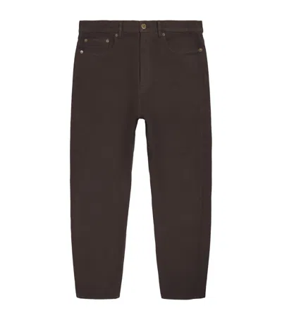 A.p.c. Martin Straight Jeans In Brown