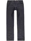Apc A.p.c. Mens Martin Stonewashed Black Denim Jeans In Blau