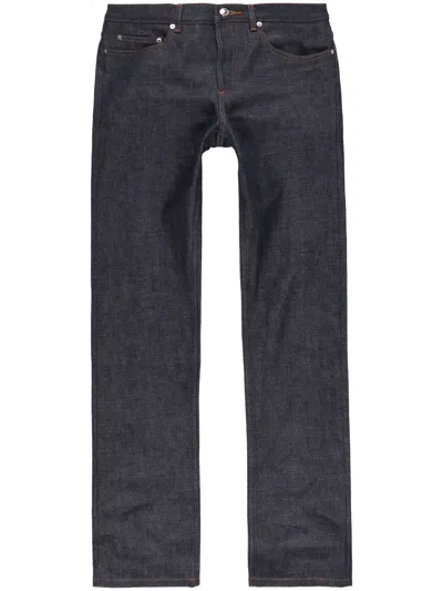 Apc Martin Straight-leg Jeans In Black