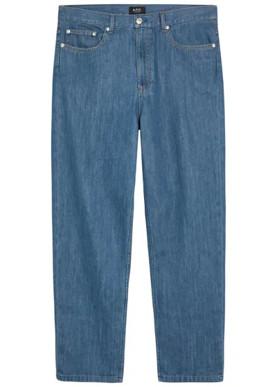 A.p.c. Martin Straight-leg Jeans In Blue
