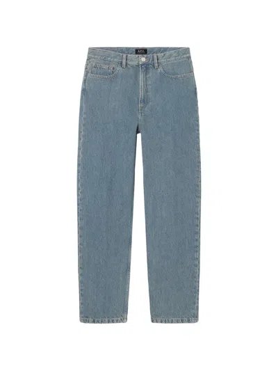 A.p.c. Martin Washed-finish Jeans In Blue