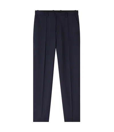 Apc Massimo Pants In Iak - Dark Navy Blue