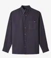 Apc Mateo Logo Shirt M Dark Navy Blue In Blue